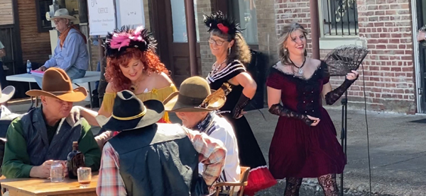 Saloon Girls & Notch-cutters McDade 150th Celebration Reenactment